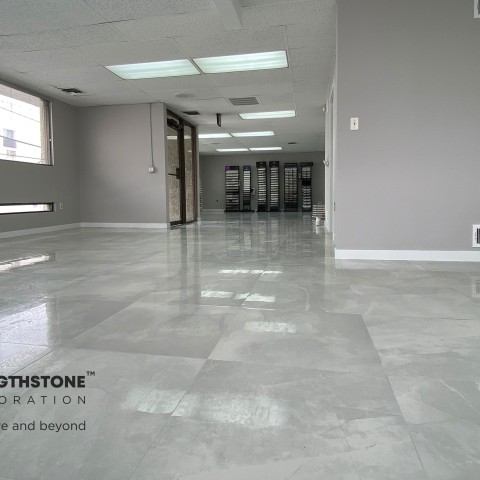 Project Commercial flooring, showroom large format tiles, Littleton, Colorado ' image - ' 5
