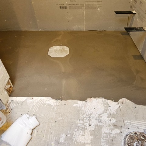 Project Bathroom remodeling, turquoise and gold subway, Castle Rock, CO ' image - ' 12