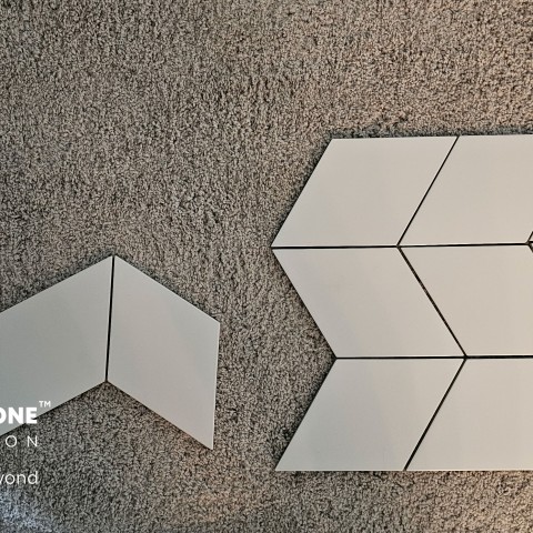 Project Bathroom remodeling, black and white, rhombus tiles, Castle Rock, Colorado ' image - ' 16