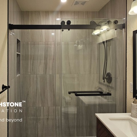 Project Half bath turned to full bath remodeling, Castle Pines, Colorado ' image - ' 63