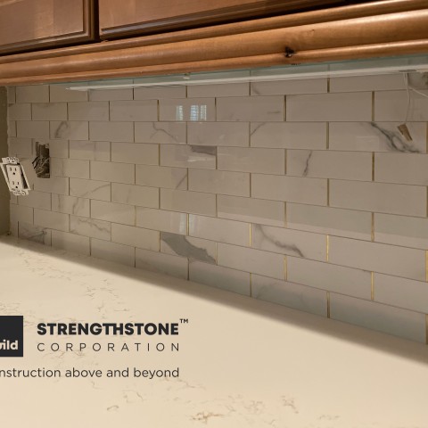 Project Gold trims kitchen backsplash, Lone Tree, Colorado ' image - ' 15