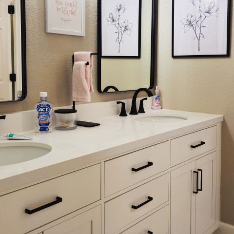 Project Bathroom remodeling white and black, Castle Pines, Colorado ' image - ' 17