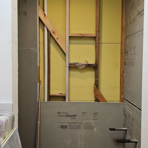 Project Bathroom remodeling, turquoise and gold subway, Castle Rock, CO ' image - ' 8