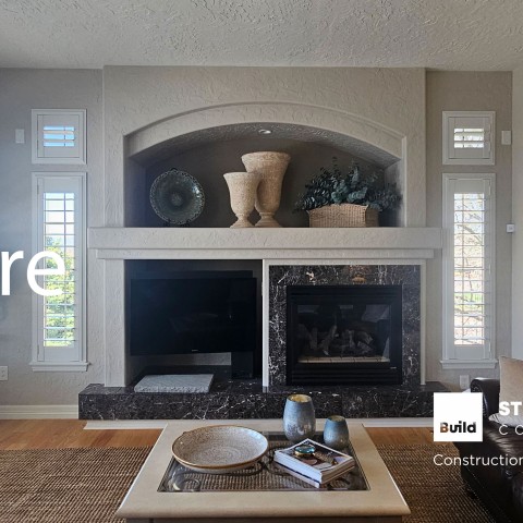 Project Fireplace stucco stone, Castle Rock, Colorado ' image - ' 1