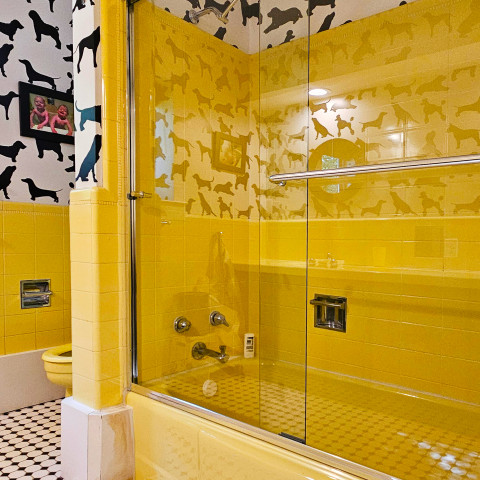 Project Retro bathroom, framed shower glass, Littleton, Colorado ' image - ' 5