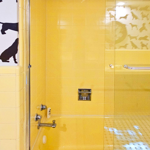 Project Retro bathroom, framed shower glass, Littleton, Colorado ' image - ' 6