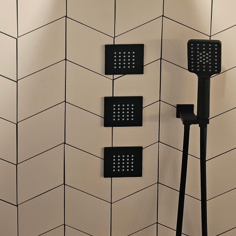 Project Bathroom remodeling, black and white, rhombus tiles, Castle Rock, Colorado ' image - ' 22