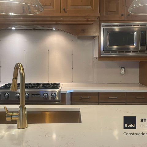 Project Gold trims kitchen backsplash, Lone Tree, Colorado ' image - ' 8
