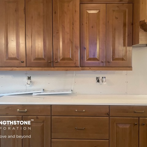 Project Gold trims kitchen backsplash, Lone Tree, Colorado ' image - ' 7