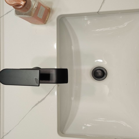 Project Bathroom remodeling, black and white, rhombus tiles, Castle Rock, Colorado ' image - ' 46