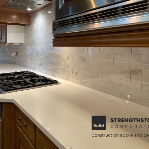 Project Gold trims kitchen backsplash, Lone Tree, Colorado ' image - ' 16