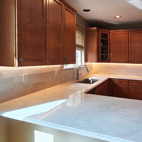 Project Kitchen remodeling countertops, tile, lights, Highlands Ranch, Colorado ' image - ' 15
