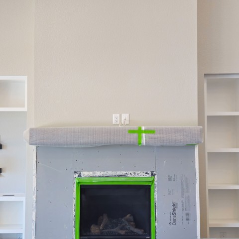 Project Fireplace renovation tile to stack stone, Castle Rock, Colorado ' image - ' 4