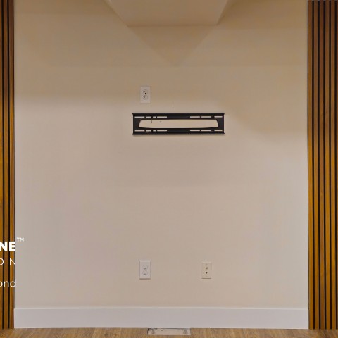 Project Basement wall slats, entertainment area, Elizabeth, Colorado ' image - ' 6