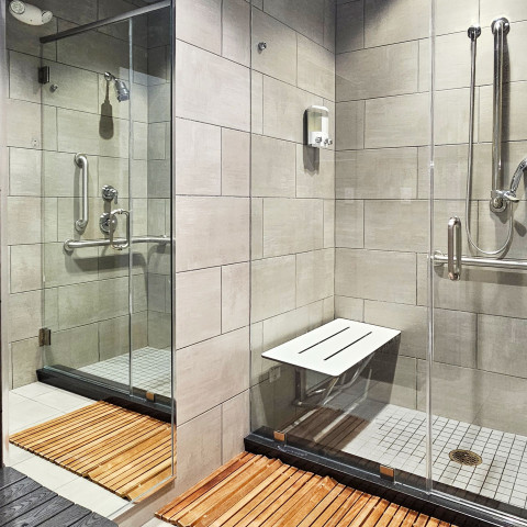 Project Downtown spa, custom tile and glass works, Denver Colorado ' image - ' 6