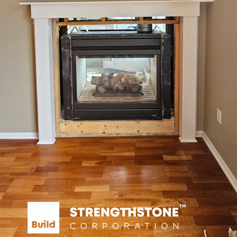 Project Double side fireplace remodeling, Highland Ranch, Colorado ' image - ' 3