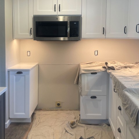 Project Honey comb backsplash project, Denver Metro, Colorado ' image - ' 1