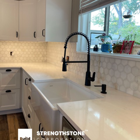 Project Honey comb backsplash project, Denver Metro, Colorado ' image - ' 5