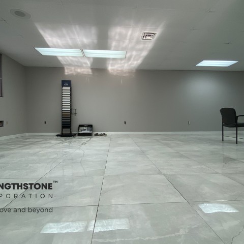 Project Commercial flooring, showroom large format tiles, Littleton, Colorado ' image - ' 1