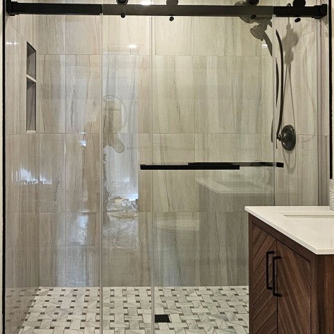 Project Half bath turned to full bath remodeling, Castle Pines, Colorado ' image - ' 50