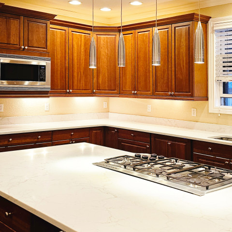 Project Countertops black to white quartz, Castle Rock, Colorado ' image - ' 9