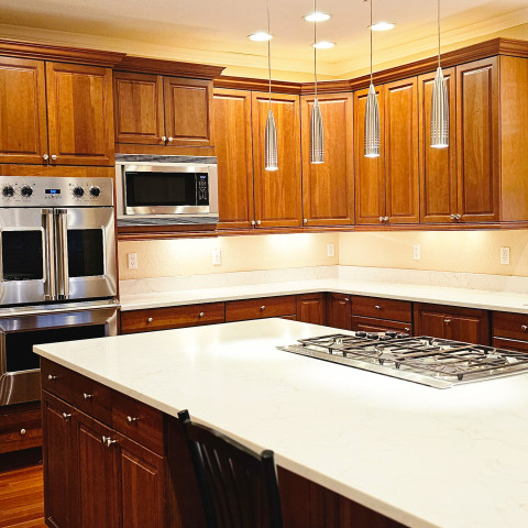 Project Countertops black to white quartz, Castle Rock, Colorado ' image - ' 10