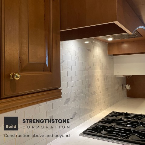 Project Gold trims kitchen backsplash, Lone Tree, Colorado ' image - ' 13