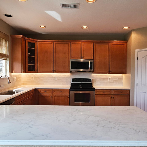 Project Kitchen remodeling countertops, tile, lights, Highlands Ranch, Colorado ' image - ' 13