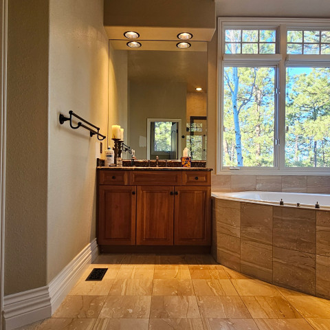 Project Bathroom renovation, cabinets, tub to free standing tub, Castle Rock, Colorado ' image - ' 2