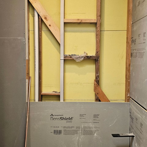 Project Bathroom remodeling, turquoise and gold subway, Castle Rock, CO ' image - ' 9