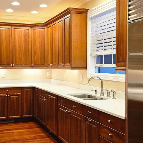 Project Countertops black to white quartz, Castle Rock, Colorado ' image - ' 12