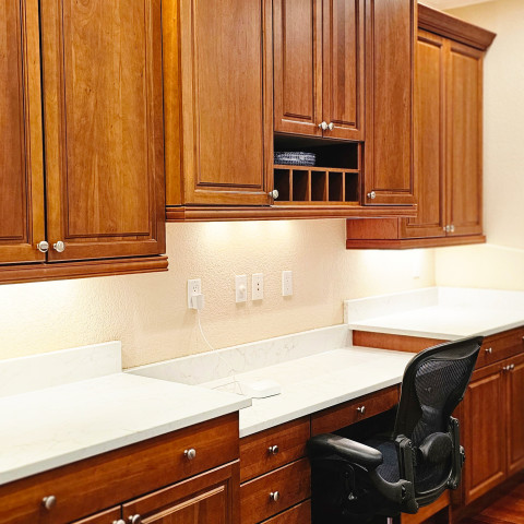 Project Countertops black to white quartz, Castle Rock, Colorado ' image - ' 11