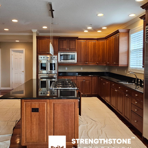 Project Countertops black to white quartz, Castle Rock, Colorado ' image - ' 1