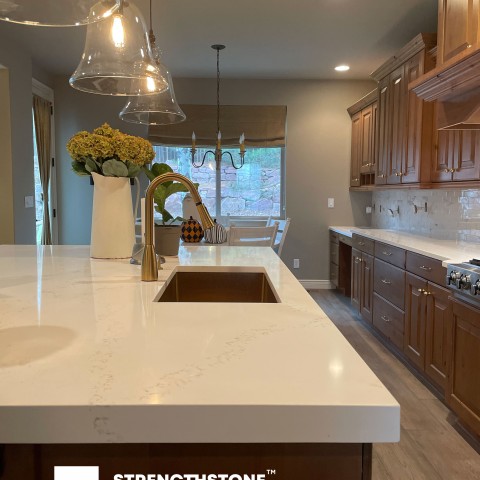 Project Gold trims kitchen backsplash, Lone Tree, Colorado ' image - ' 29