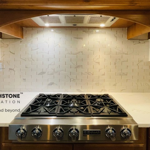 Project Gold trims kitchen backsplash, Lone Tree, Colorado ' image - ' 20
