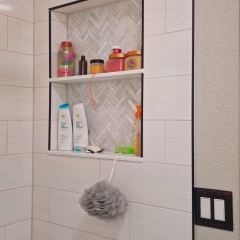 Project Bathroom remodeling white and black, Castle Pines, Colorado ' image - ' 15