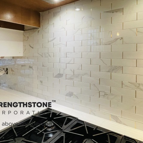 Project Gold trims kitchen backsplash, Lone Tree, Colorado ' image - ' 21