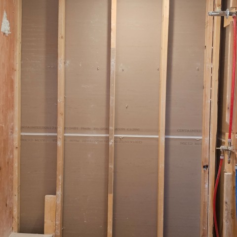 Project Bathroom remodeling, black and white, rhombus tiles, Castle Rock, Colorado ' image - ' 12