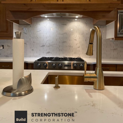 Project Gold trims kitchen backsplash, Lone Tree, Colorado ' image - ' 27